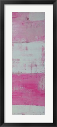 Framed Panels in Pink II Print