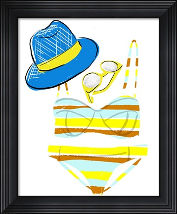 Framed Soak up the Sun VI Print