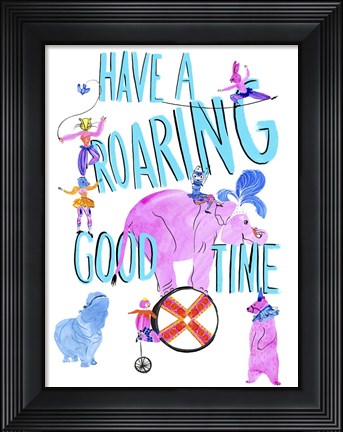Framed Circus Fun I Print