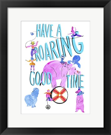 Framed Circus Fun I Print