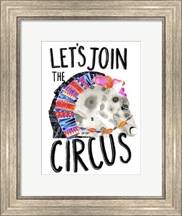Framed Circus Fun III Print