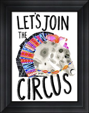Framed Circus Fun III Print