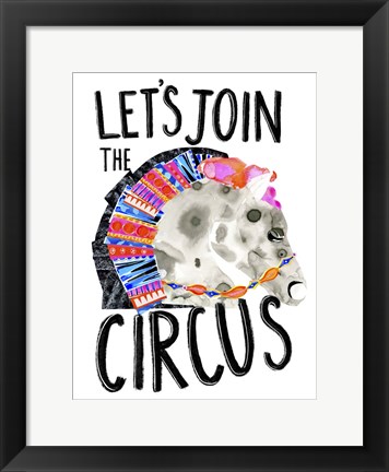 Framed Circus Fun III Print
