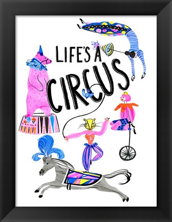 Framed Circus Fun IV Print