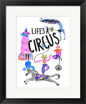 Framed Circus Fun IV Print