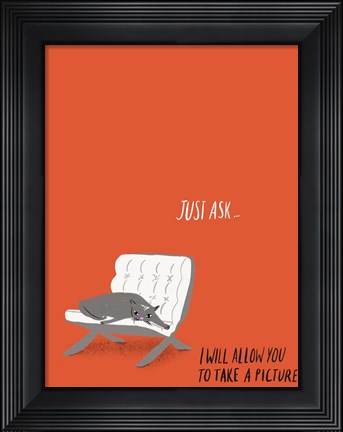 Framed Mod Cats IV Print
