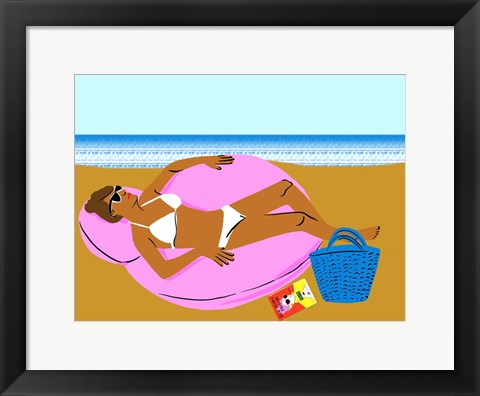 Framed Beachy Keen I Print