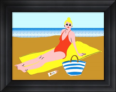 Framed Beachy Keen II Print