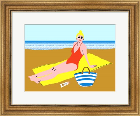 Framed Beachy Keen II Print