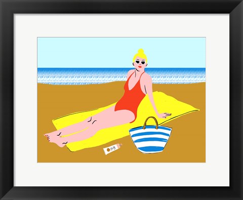 Framed Beachy Keen II Print