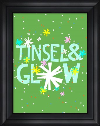Framed Merry &amp; Bright I Print