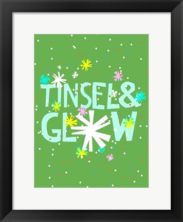 Framed Merry &amp; Bright I Print