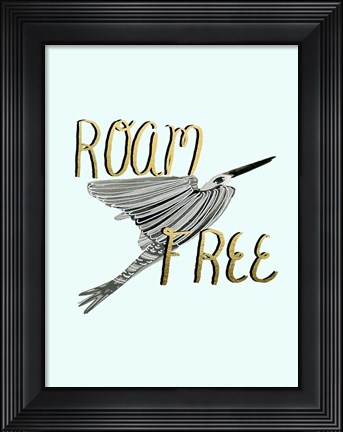 Framed Roam Free IV Print