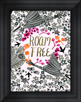 Framed Roam Free VIII Print