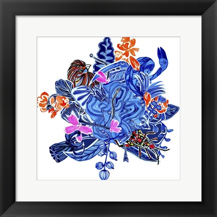 Framed Menagerie II Print