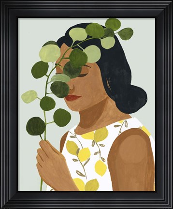 Framed Botany Portrait II Print