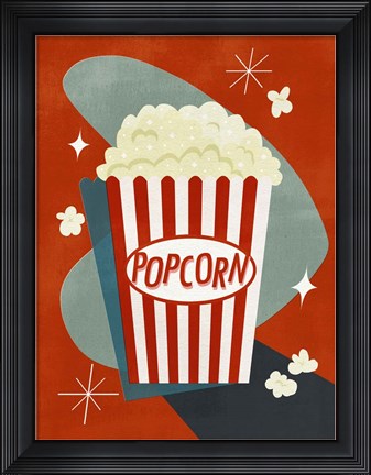 Framed Retro Refreshments I Print