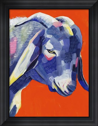 Framed Animal Party III Print