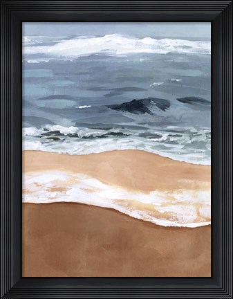 Framed Shore Layers II Print