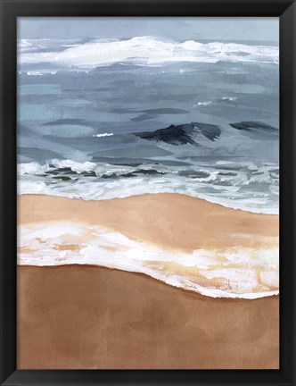 Framed Shore Layers II Print