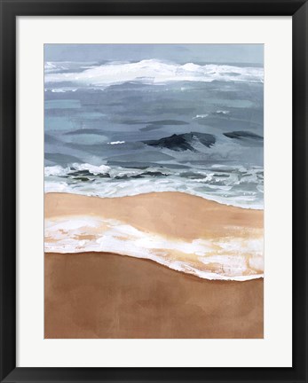 Framed Shore Layers II Print