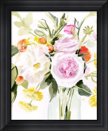 Framed Loose Arrangement II Print
