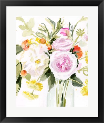 Framed Loose Arrangement II Print