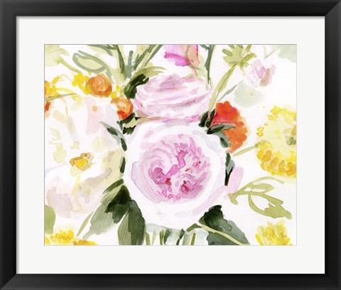Framed Loose Arrangement III Print