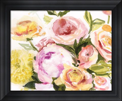 Framed Loose Arrangement IV Print