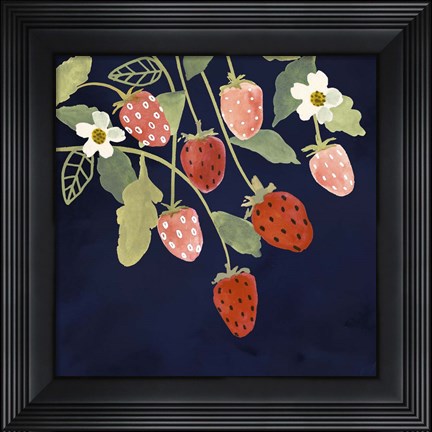 Framed Fresh Fruit I Print