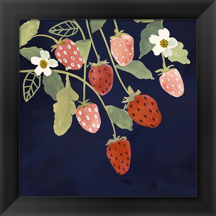 Framed Fresh Fruit I Print