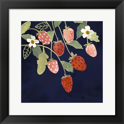 Framed Fresh Fruit I Print