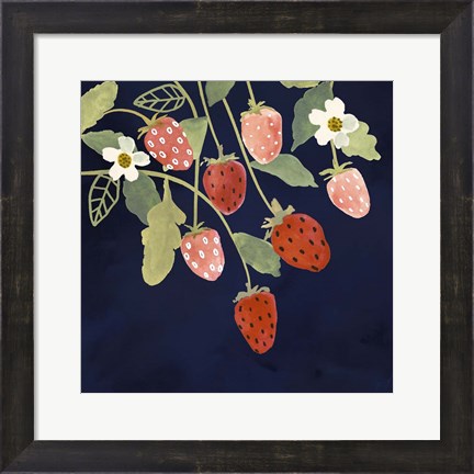 Framed Fresh Fruit I Print