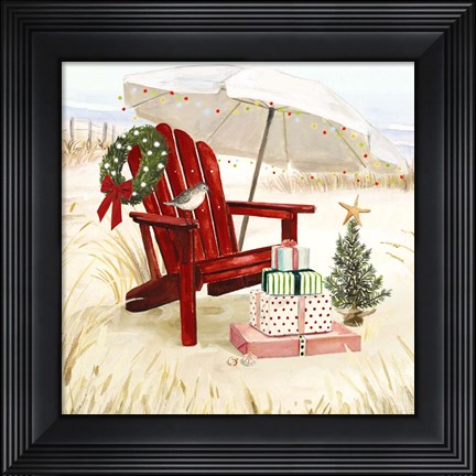 Framed Christmas Coast II Print