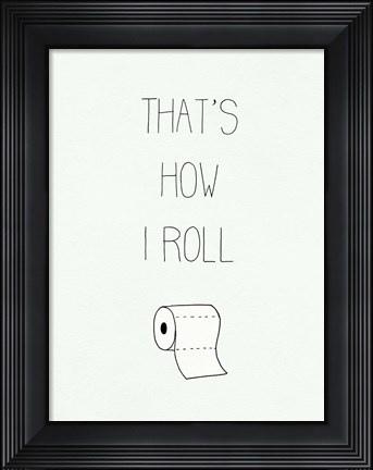 Framed Potty Humor I Print
