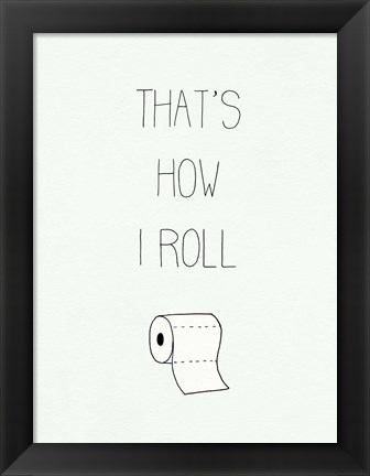 Framed Potty Humor I Print