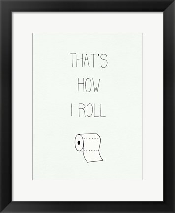 Framed Potty Humor I Print