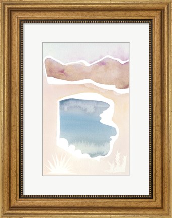 Framed Cross Country Abstraction II Print
