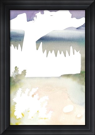 Framed Cross Country Abstraction V Print