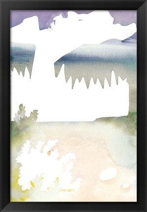 Framed Cross Country Abstraction V Print