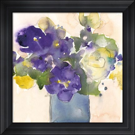 Framed Floral Beauties I Print