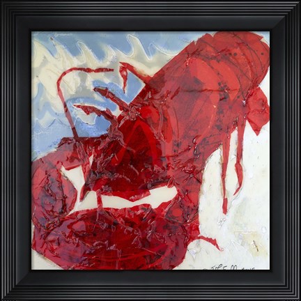 Framed Brilliant Maine Lobster II Print