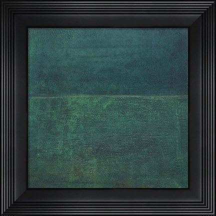 Framed Green Zen I Print