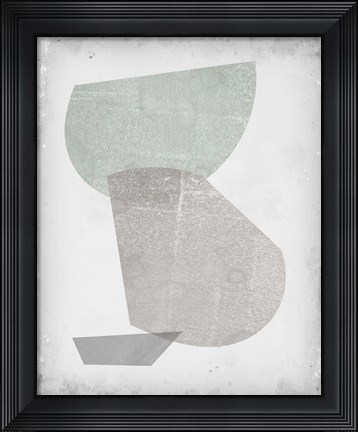 Framed Soft Shapes II Print