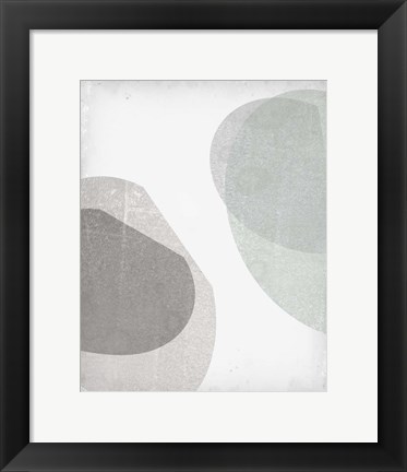 Framed Soft Shapes III Print