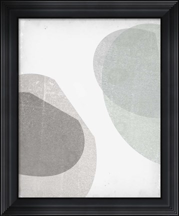 Framed Soft Shapes III Print