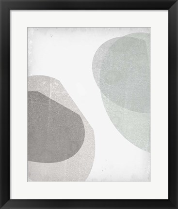 Framed Soft Shapes III Print