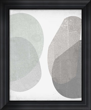 Framed Soft Shapes IV Print