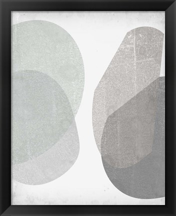 Framed Soft Shapes IV Print
