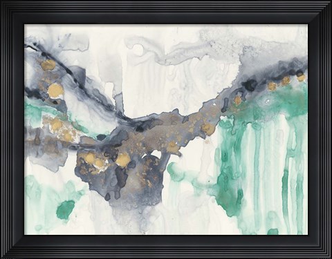 Framed Viridian Canyon I Print